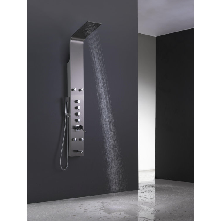 Plumbing N Parts 63'' Shower Panel with Adjustable Shower Head